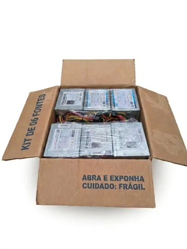 Lote De 06 Fontes Desktop Atx De 200w, 250w, 300w