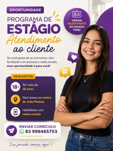 Vaga de estágio