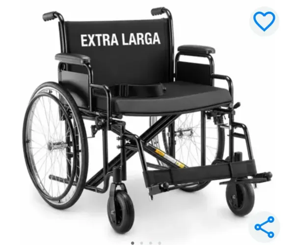 Cadeira de Rodas Extra Larga 