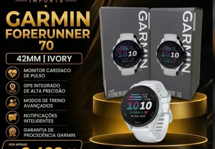 Garmin Forerunner 70 cores roxo, preto 