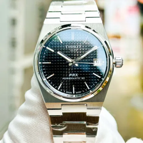 Relógio automático tissot Prx power novo preto