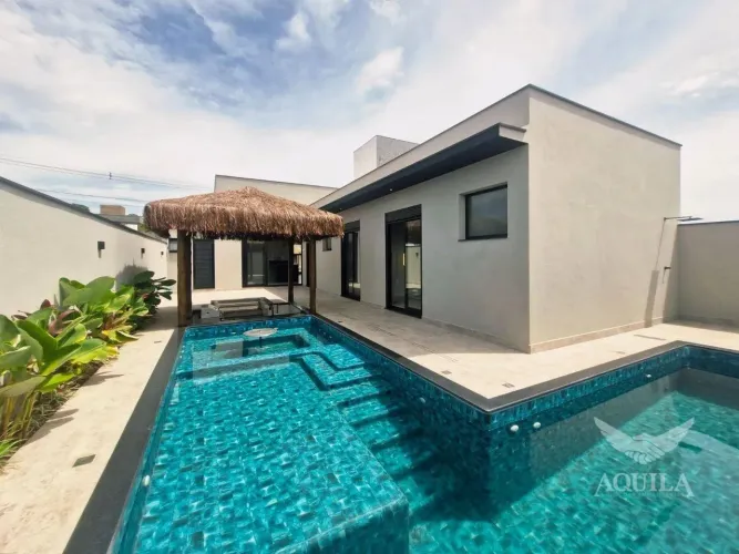 CASA TÉRREA COM 3 SUÍTES - PISCINA E ESPAÇO GOURMET MOLHADO NO CONDOMÍNIO PAMPULHA - ZONA