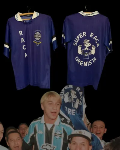 Camisa Super Raça Gremista anos 90