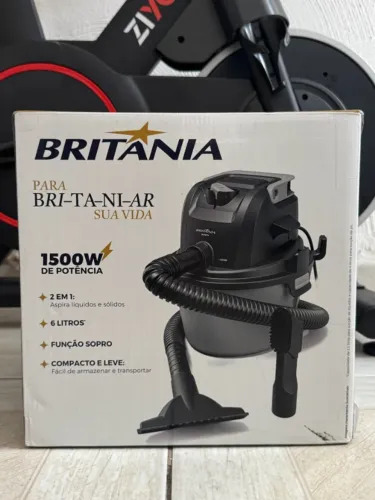 Aspirador De Pó E Água Britânia 6l 1500w 2 Em 1 220v