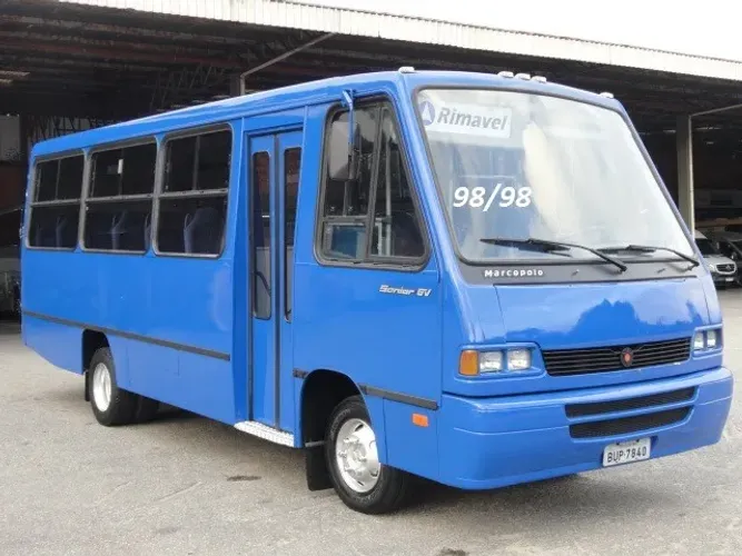 Micro Ônibus ¨Relíquia¨ VW 8.140 MWM Ano 1998 Marcopolo Sênior GV 2º Dono.