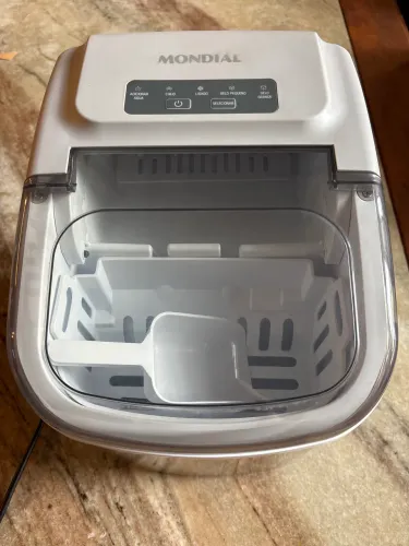 Máquina de Gelo Turbo Ice Premium MG-12-GI Mondial 12kg Cinza