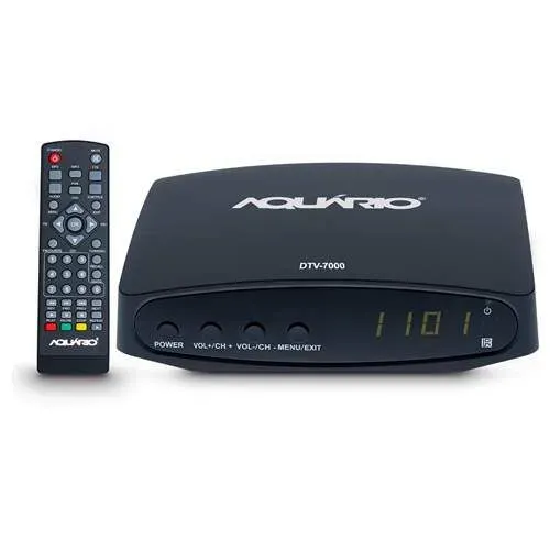 Conversor Digital Aquário c/ Controle e Gravador USB (Usado - Bom Estado)