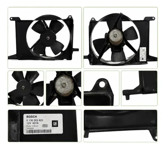 Ventoinha Radiador Defletor Gm Corsa Classic Celta Prisma 1.0 Flex 2011