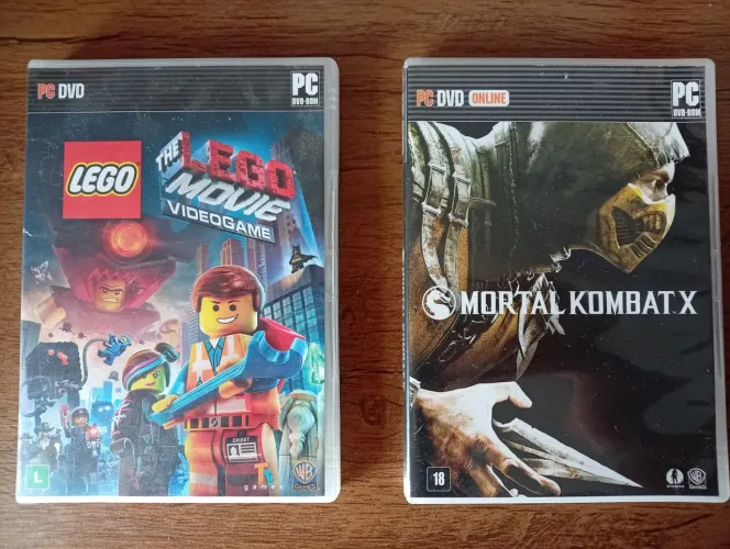 CD The Lego Movie Videogame + Mortal Kombat X pra PC