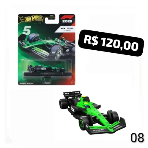 Hotwheels Formula 1 2025 (Gabriel Bortoletto)