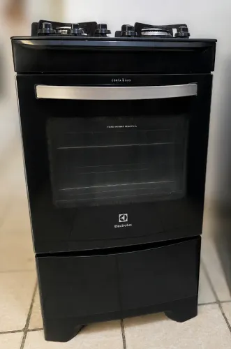 Fogão Electrolux 4 Bocas 52LPV com Tampo de Vidro