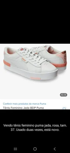 Tenis puma jada rosa