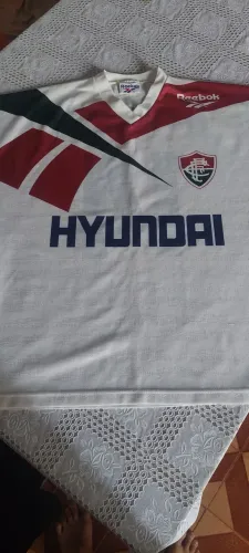 Camisa Fluminense Reebok Branca original GG n* 14 rara
