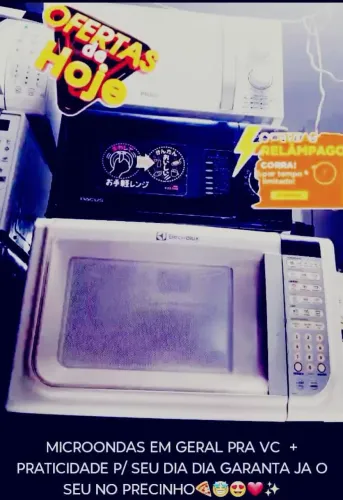 ACHOU MICROONDAS QUE VC PRECISA BOM BARATO QUEM CHEGA NA FRENTE LEVA O  MELHOR !!!