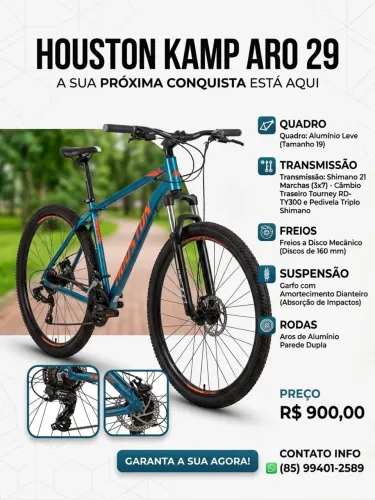 BIKE Houston Kamp Shimano aro 29