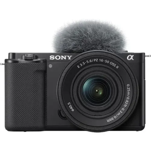 Câmera Digital Sony ZV-E10K 24.2MP 3.0 Lente E PZ 16-50MM OSS II - Nova Lacrada