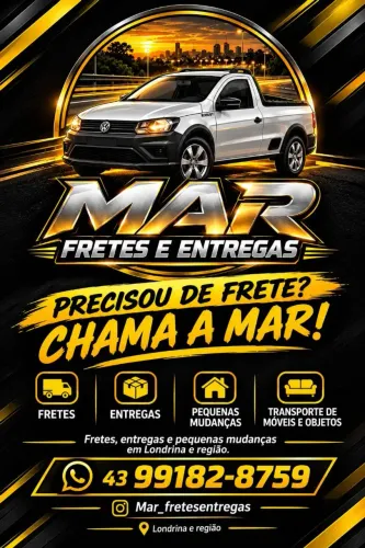 Faço fretes em Londrina e região 