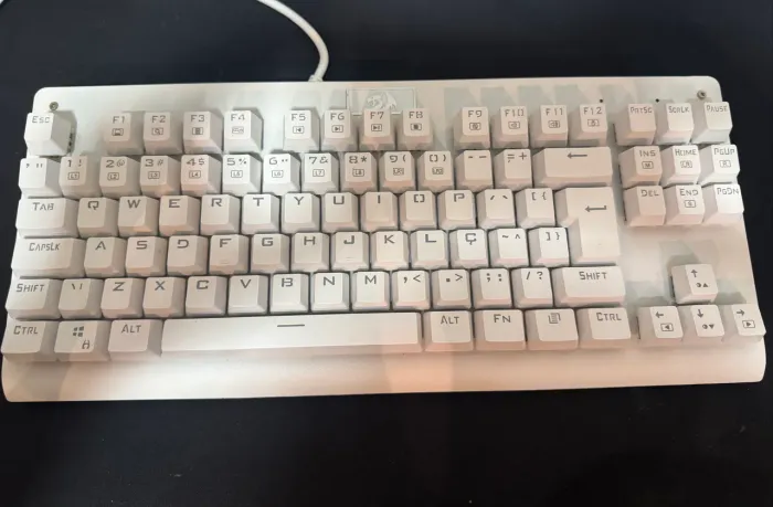 Teclado Mecânico Redragon Dark Avenger Rgb Branco