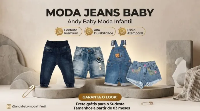 MODA JEANS BEBÊ