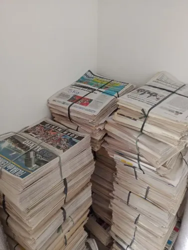 Jornal, Papel jornal, Folhas de jornal, Jornal usado, Jornal novo, Jornal para pet