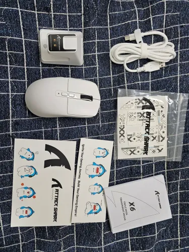 Mouse x6 Attack Shark branco