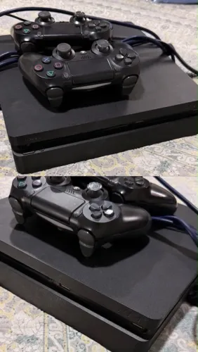 Ps4 slim 1Tb 3 controles 