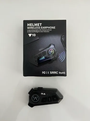 Fone Bluetooth para Capacete V10 | Música + Chamadas