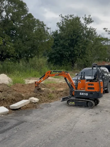 Mini escavadeira hidráulica 1t