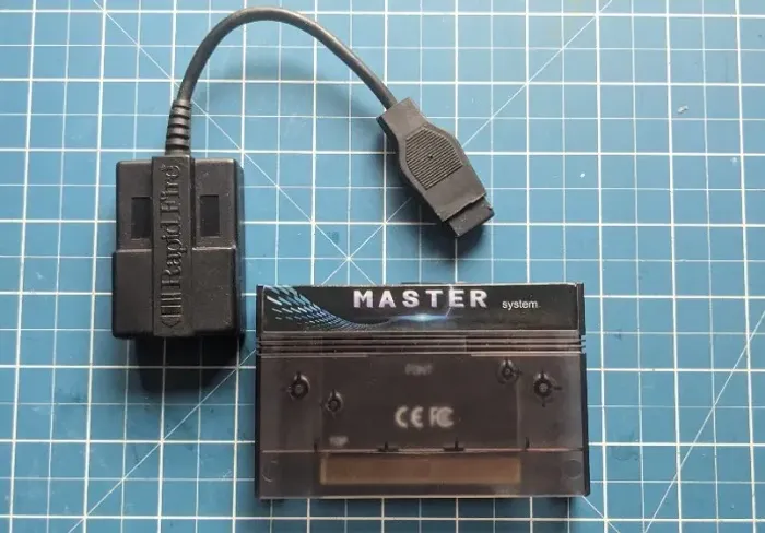 Everdrive Master System + adaptador rapid fire original