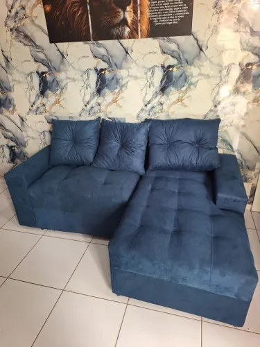 SOFÁ MADRIZINHO COM CHAISE | NOVO - MAIS CONFORTO PARA SEU LAR!