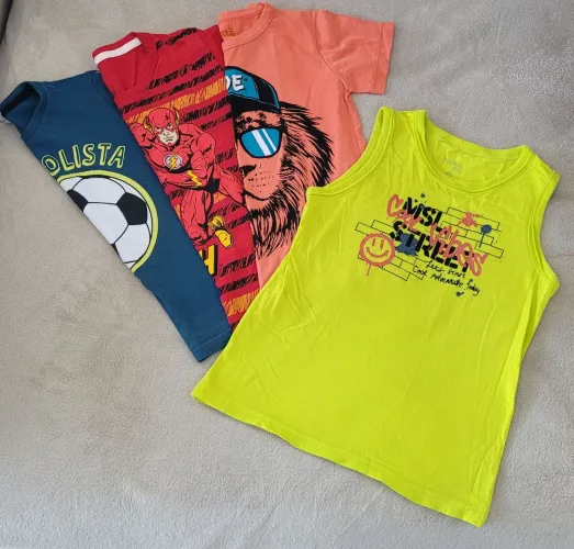 Combo de camisetas menino tam 8