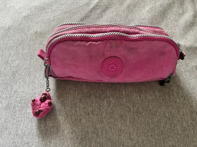 Estojo Kipling Rosa Original 
