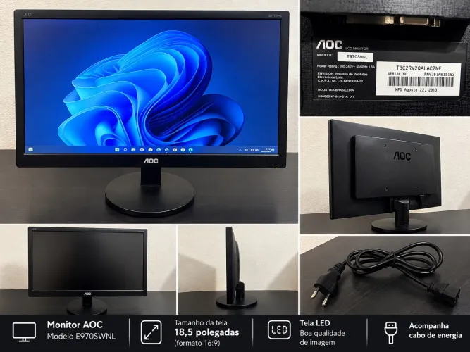 Monitor AOC 18,5? LED - E970SWNL