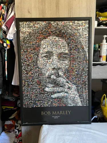 Quadro Bob Marley Photomosaic