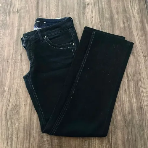 Calça Calvin Klein jeans - cintura baixa, feminina