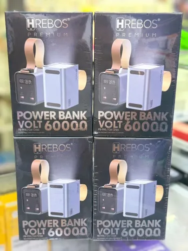 Bateria portátil hrebos 6000 100 watts