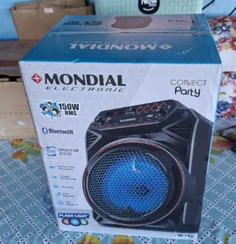 Caixa Amplificada MONDIAL, Preto, 150W RMS, - CM-150