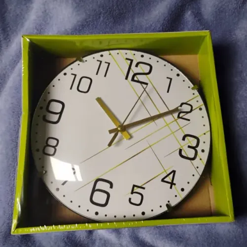 Relógio de Parede Redondo Analógico 20cm Silencioso