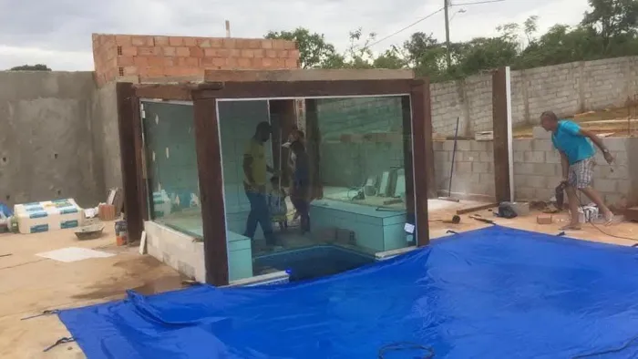 Sauna de vidro 