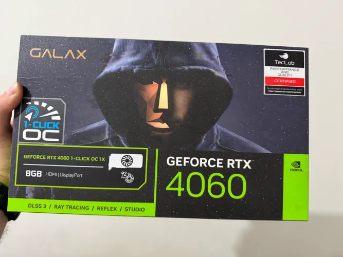 Placa de vídeo RTX 4060 c/ 5 meses de uso