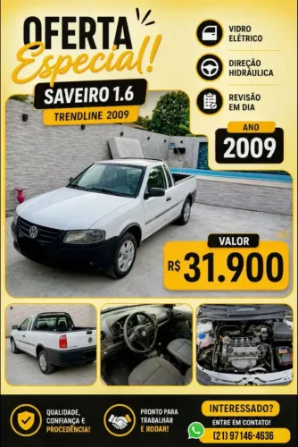 Volkswagen Saveiro Titan 1.6 MI Total Flex 2P 2009