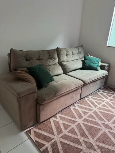 Sofá reclinável