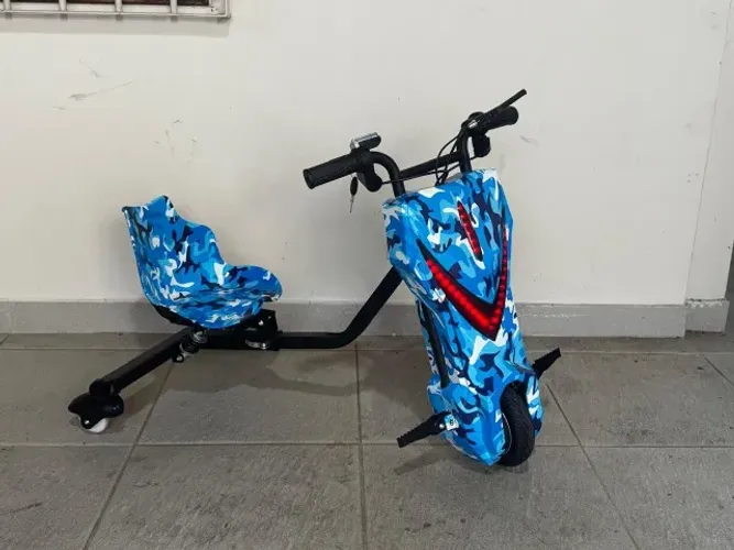 Patinete Triciclo Eletrico Drift 350w Amortecedor Bluetooth