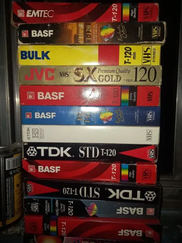 Lote 25 Fitas Vhs Gravações TV