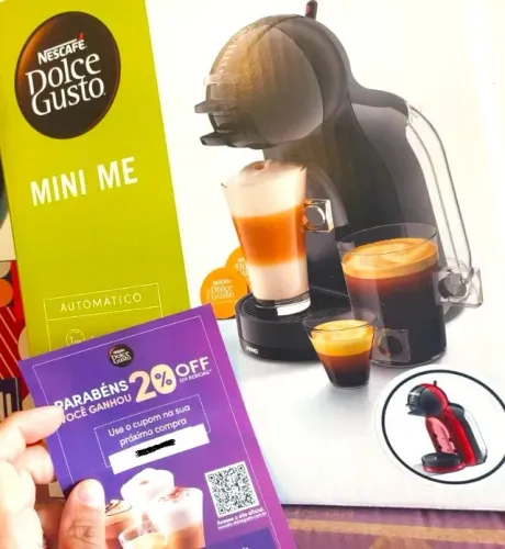 Cafeteira NESCAFÉ® Dolce Gusto Mini Me NOVA + 20% de desconto na compra de novas cápsulas