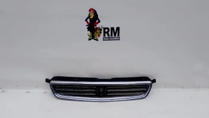 Grade Frontal Honda Civic 2000 A 2002 Preto Fosco Preto Fosco