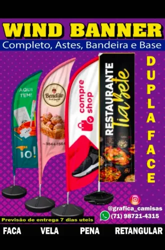 Wind Banner para sua Propaganda