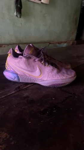 Lebron XXI (21) cor roxa, número 44/45