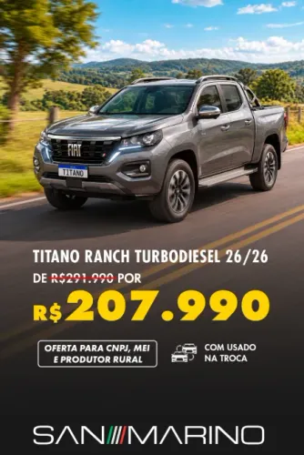 Fiat Titano Ranch 2.2 16V 4X4 TB Diesel Aut. 2026