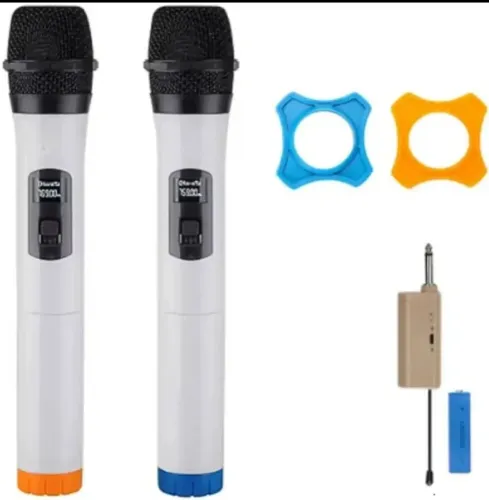 Kit 2 microfones sem fio top